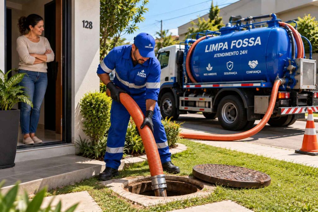 manutenção de fossas