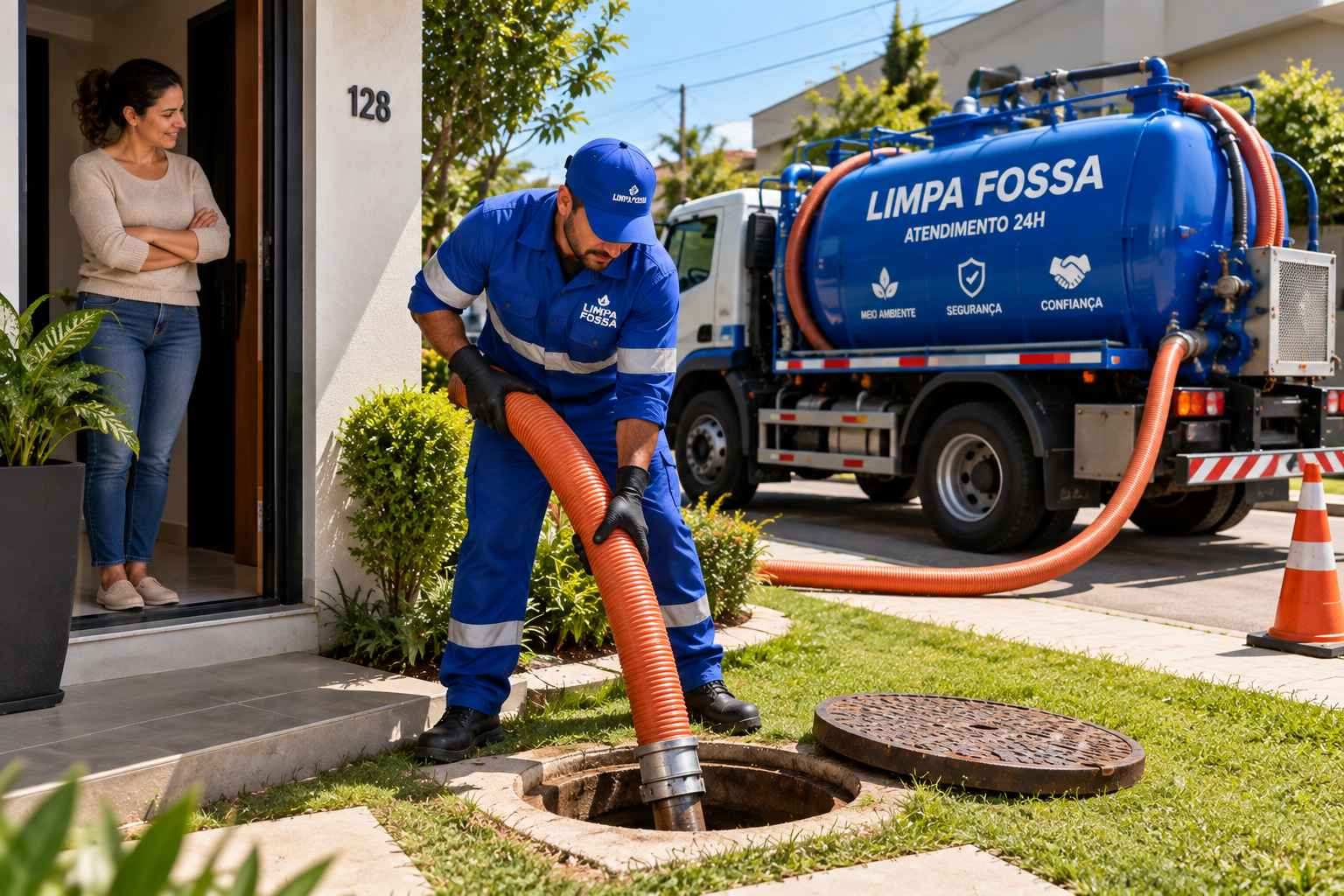 manutenção de fossas